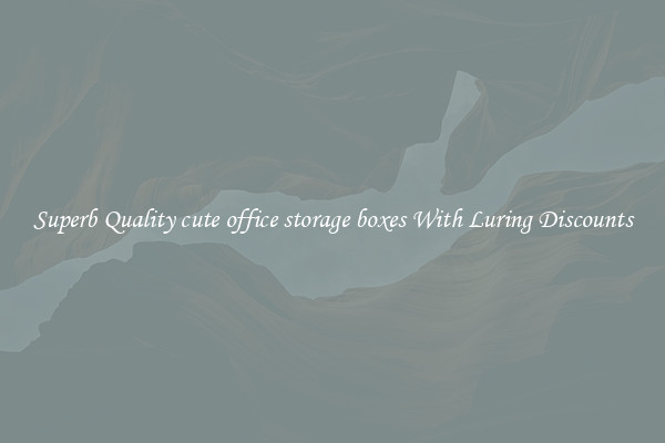 Superb Quality cute office storage boxes With Luring Discounts