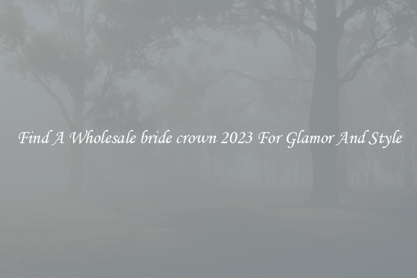 Find A Wholesale bride crown 2023 For Glamor And Style