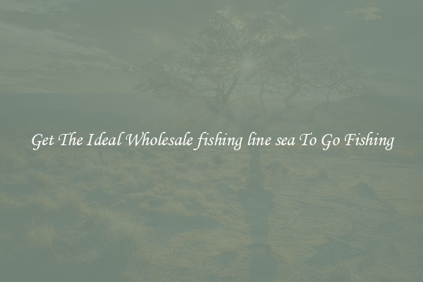 Get The Ideal Wholesale fishing line sea To Go Fishing