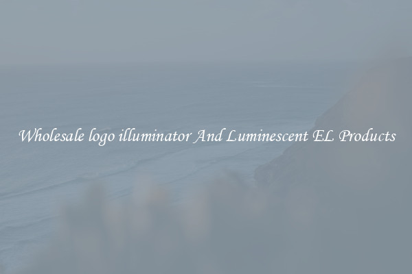 Wholesale logo illuminator And Luminescent EL Products
