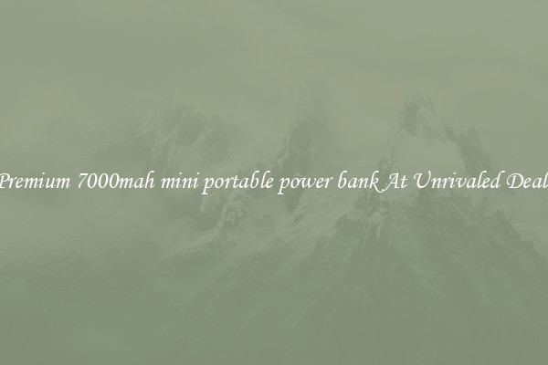 Premium 7000mah mini portable power bank At Unrivaled Deals